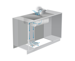 Wesco Piana Compact 60 | Induktionskochfeld mit integriertem Kochfeldabzug