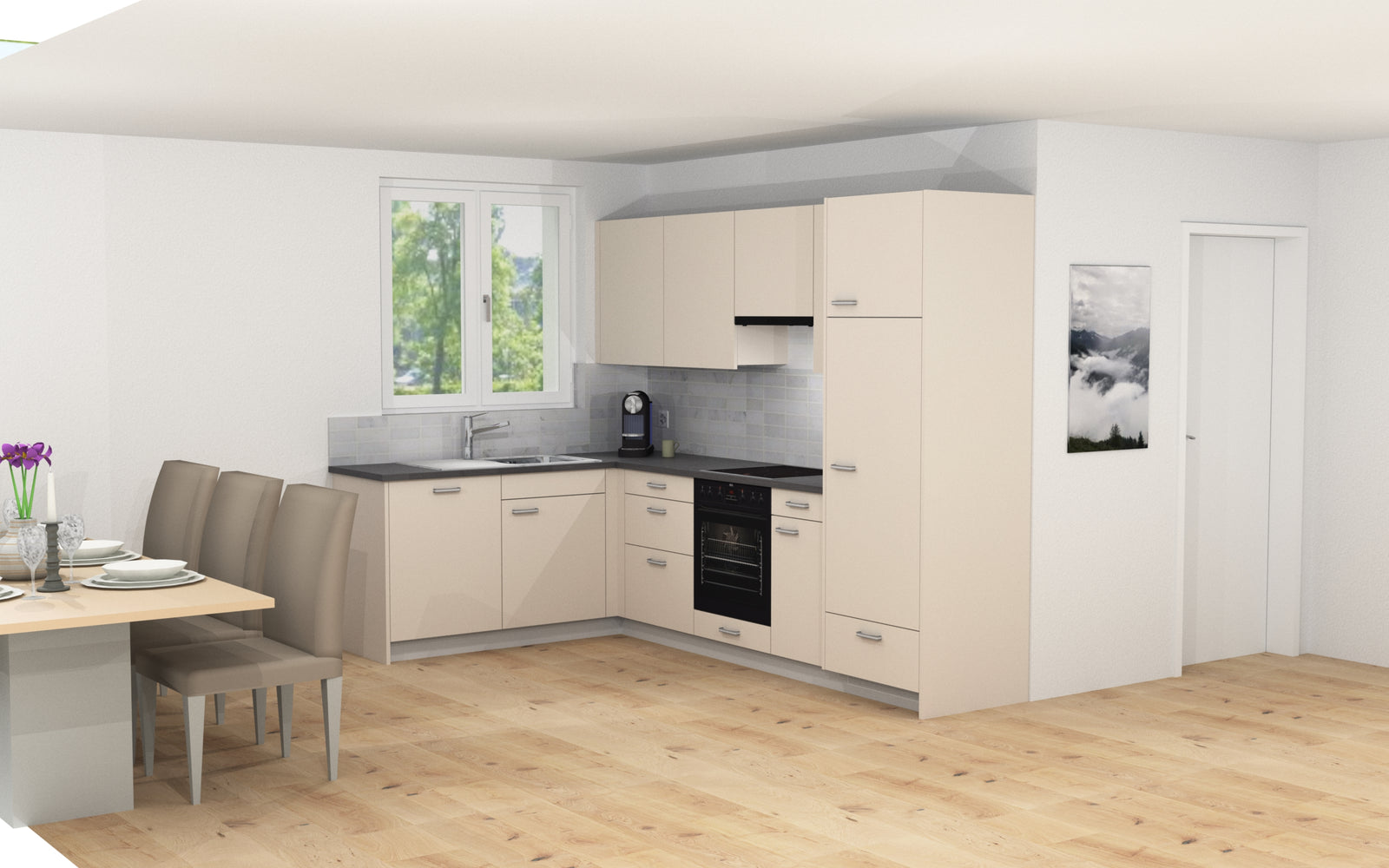 elbau Winkelküche, L-Küche | Modell DILL